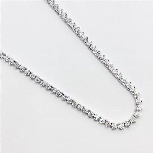 COLAR RIVIERA 3 PONTOS 3MM 40CM EM PRATA 925