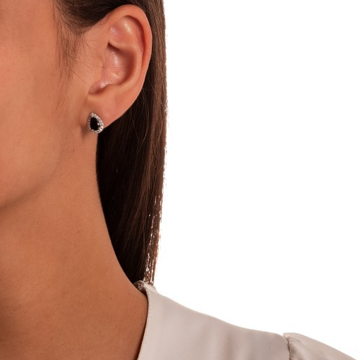 CONJUNTO PEDRA FUSION NEGRA RÓDIO BRANCO