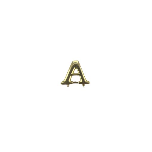 CHARM LETRA A DOURADO