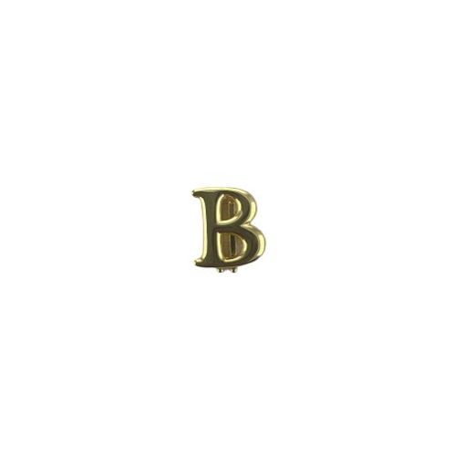 CHARM LETRA B DOURADO