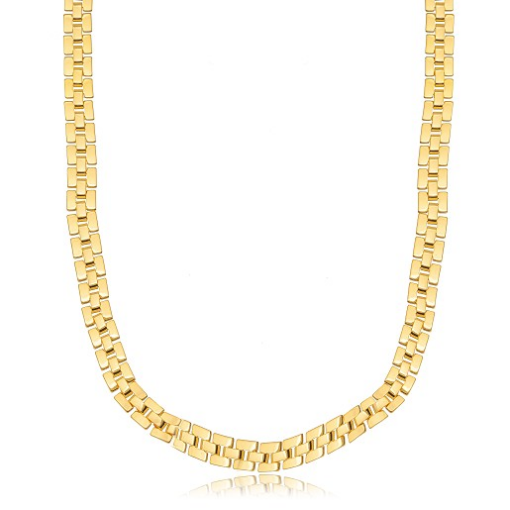 COLAR CHOKER DETALHADA LISA DOURADO