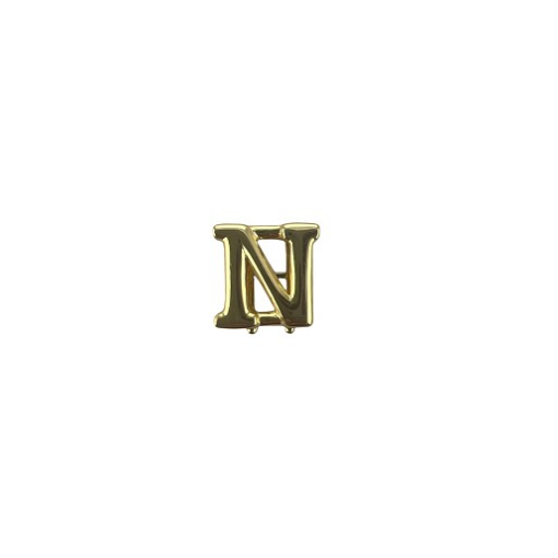 CHARM LETRA N DOURADO