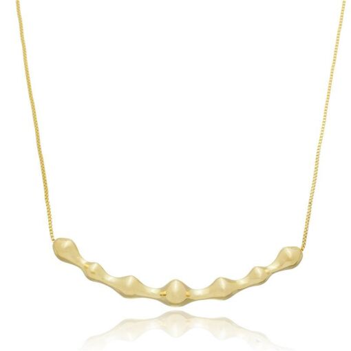 COLAR ONDULADOS FITA DOURADO