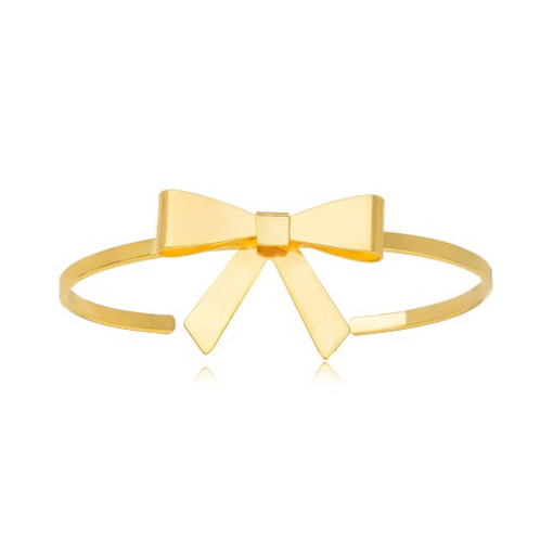 BRACELETE LAÇO LISO DOURADO