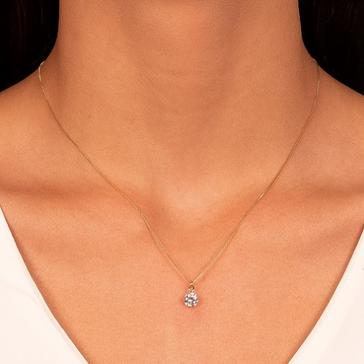 CONJUNTO PONTO DE LUZ DIAMANTE DOURADO