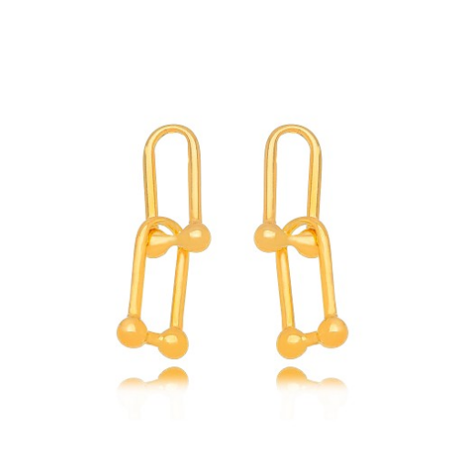BRINCO MK COM ELOS DOURADO