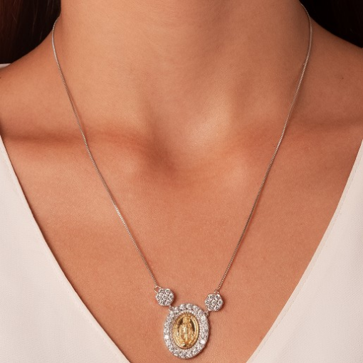 COLAR RELIGIOSO NOSSA SENHORA MISTURA DE BANHOS
