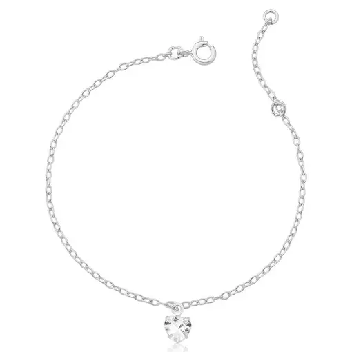 PULSEIRA CORACAO PRATA