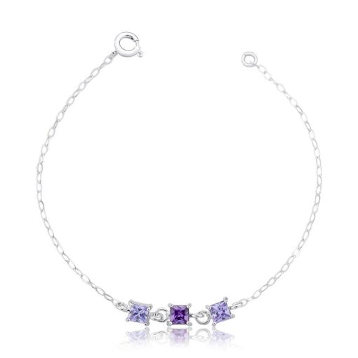 PULSEIRA 3 PEDRAS CARRE