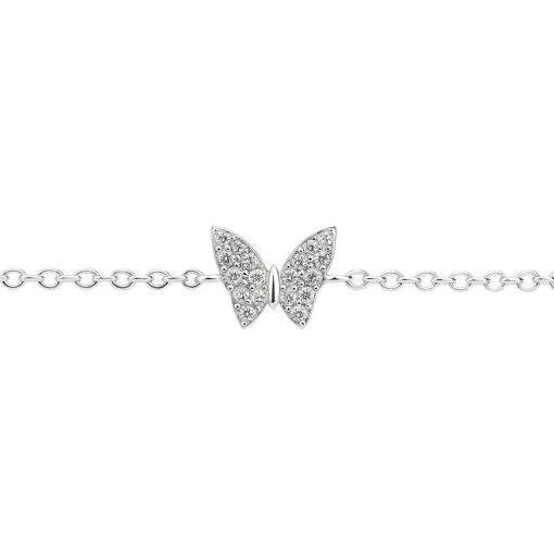 PULSEIRA PRATA BORBOLETA