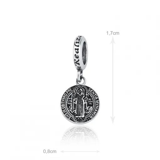 BERLOQUE PRATA MEDALHA SANTO