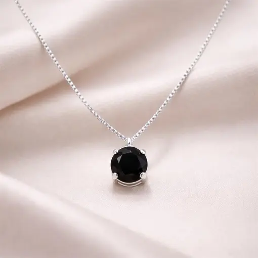 1323 GARGANTILHA PONTO DE LUZ PEDRA BLACK