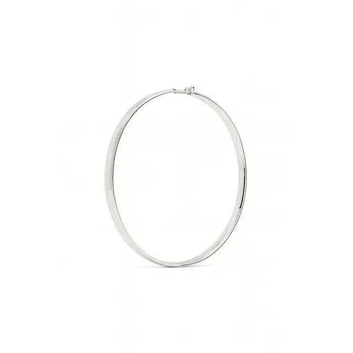 967BRACELETE DE PRATA MEIA CANA