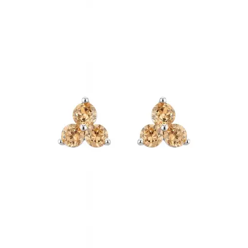 1207BR FLOR DE ZIRCONIAS AMARELO