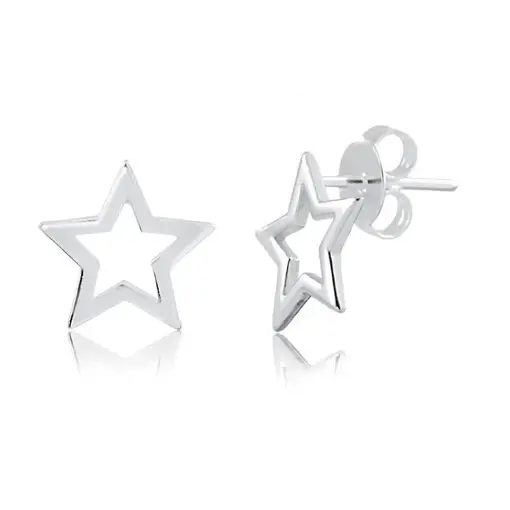 1187BRINCO ESTRELA VAZADO