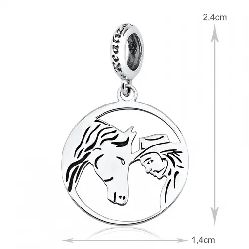 943BERLOQUE PRATA CAVALO