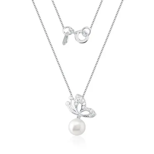 832GARG BORBOLETA E PEROLA BIWA 6,00mm