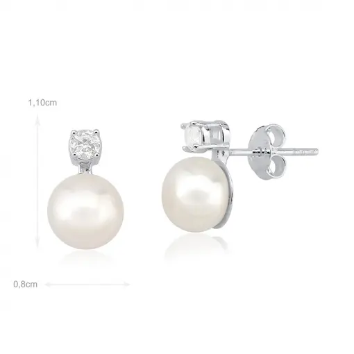 792BR PEROLA BIWA 8,00mm e ZIRC