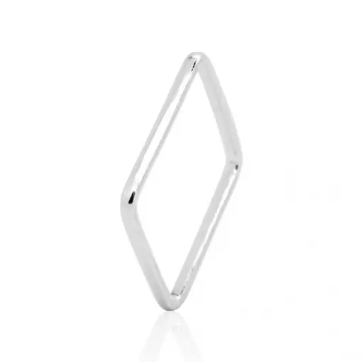 751ANEL PRATA QUADRADO