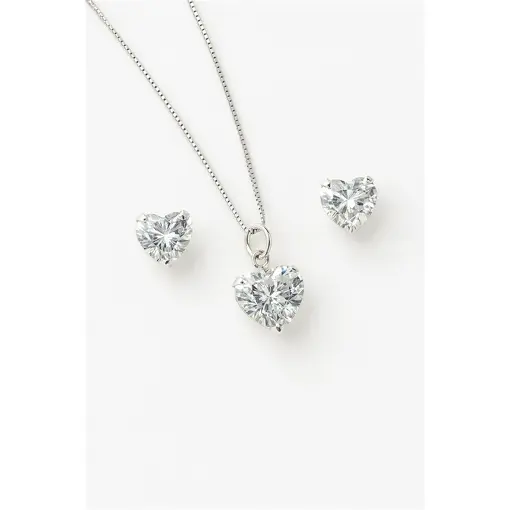 419CONJ CORAÇÃO COM ZIRCÔNIA