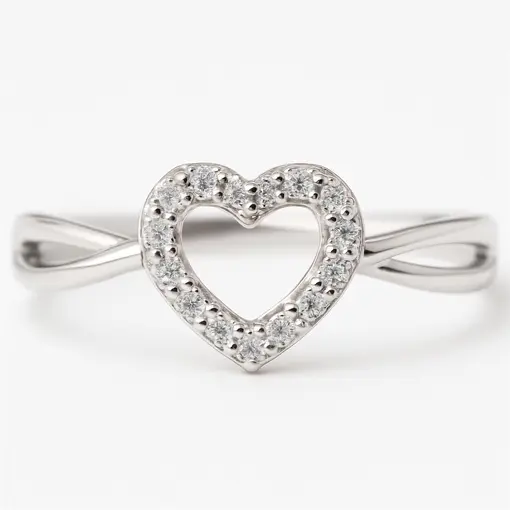 AN268 DE PRATA CORAÇÃO