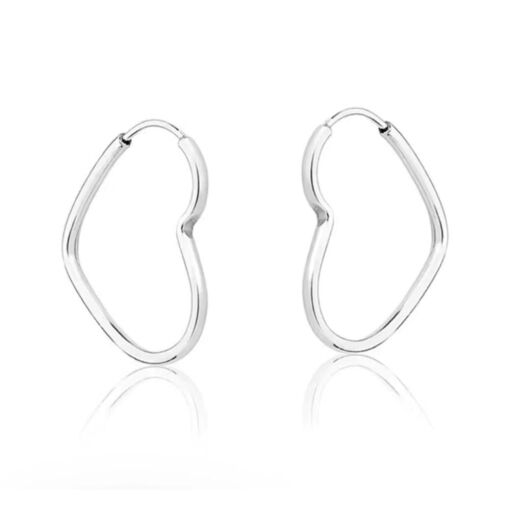 ARGOLA DE PRATA CORAÇÃO