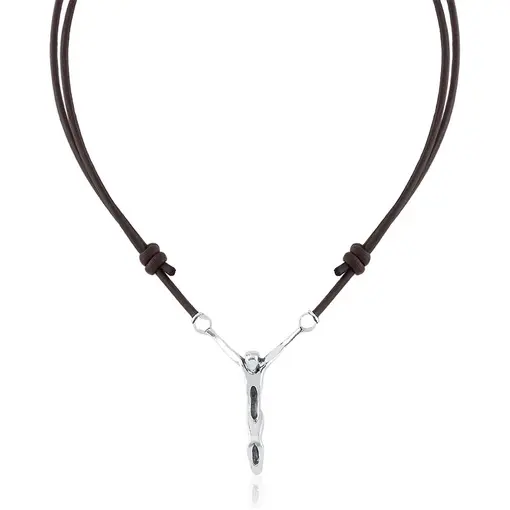 GARG COURO PRETO REGULAVEL JESUS