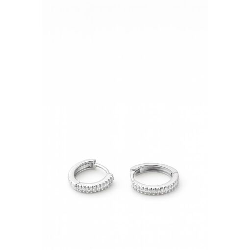 ARGOLA DE PRATA ELEGANTE DUAS FILEIRAS