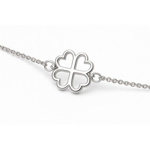PULSEIRA DE PRATA TREVO
