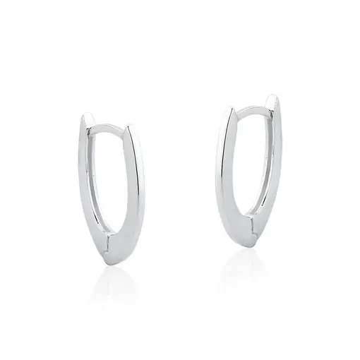 BRINCO ARGOLA ABRE/FECHA U LISA FINA PEQUENO