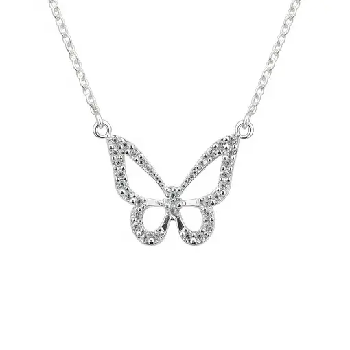 GAR41 PRATA BORBOLETA