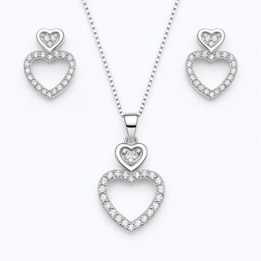 CONJUNTO DE PRATA ENCANTO DUPLO
