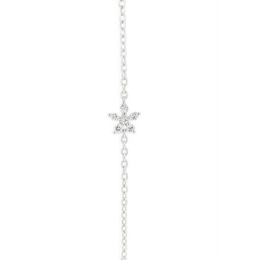 PULSEIRA PRATA FLOCO DE NEVE