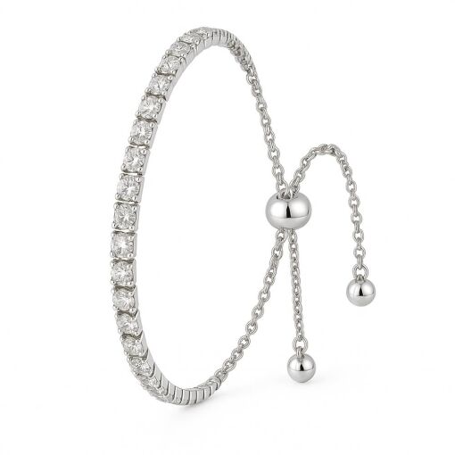 PULSEIRA DE PRATA RIVIERA CELESTE