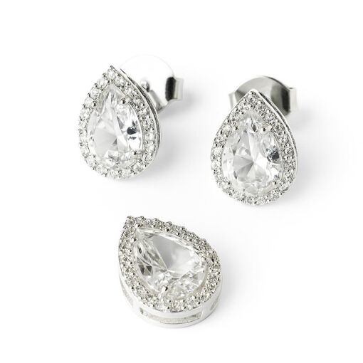 CONJUNTO DE PRATA GOTA