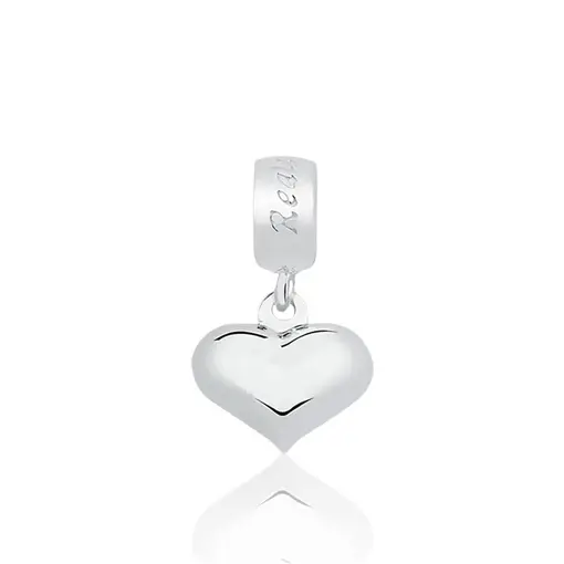 860BERLOQUE PRATA BRANCA CORACAO PEQUENO LISO