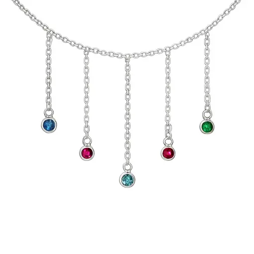 GAR594 PRATA COM PENDULOS