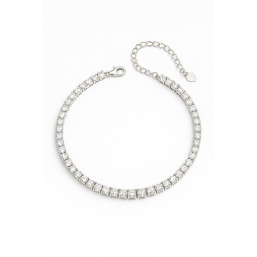 PULSEIRA DE PRATA RIVIERA SIMPLES