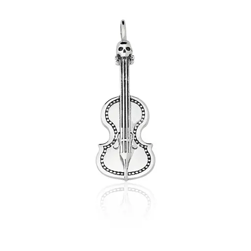 PG342 ENVELHECIDA VIOLINO COM CAVEIRA