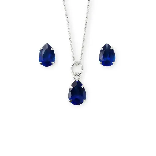 CONJ712 PRATA GOTA CRAVADO