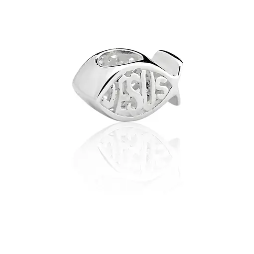 870BERLOQUE PRATA PEIXE JESUS