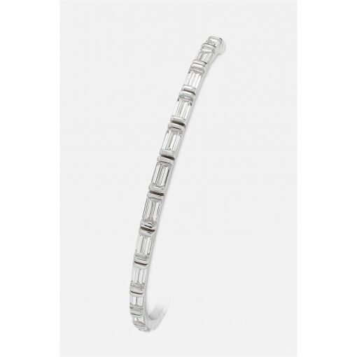 PULSEIRA DE PRATA RIVIERA BRANCA