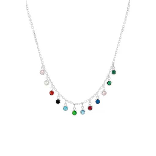 GAR661 PRATA COM ZIRCÔNIAS