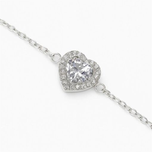 PULSEIRA PRATA CORAÇÃO
