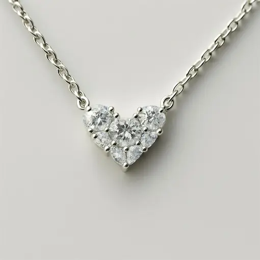 GAR224 CORAÇÃO COM BAGUETE