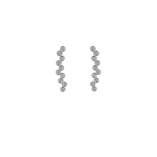BRINCO DE PRATA COM 10 ZIRCÔNIAS