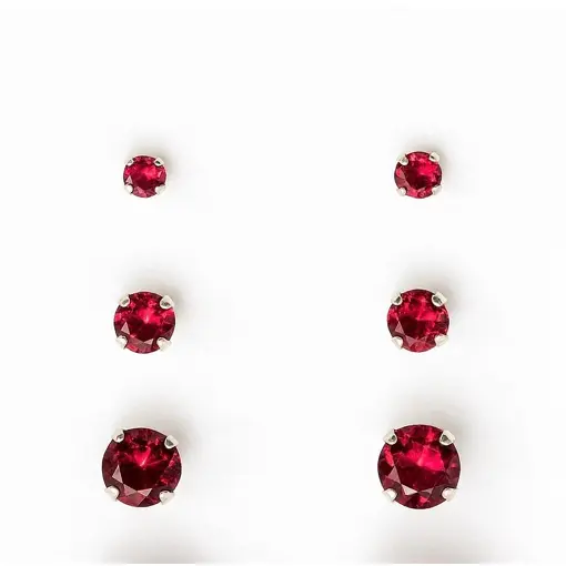 BRINCO TRIO CRAVADO CEREJA