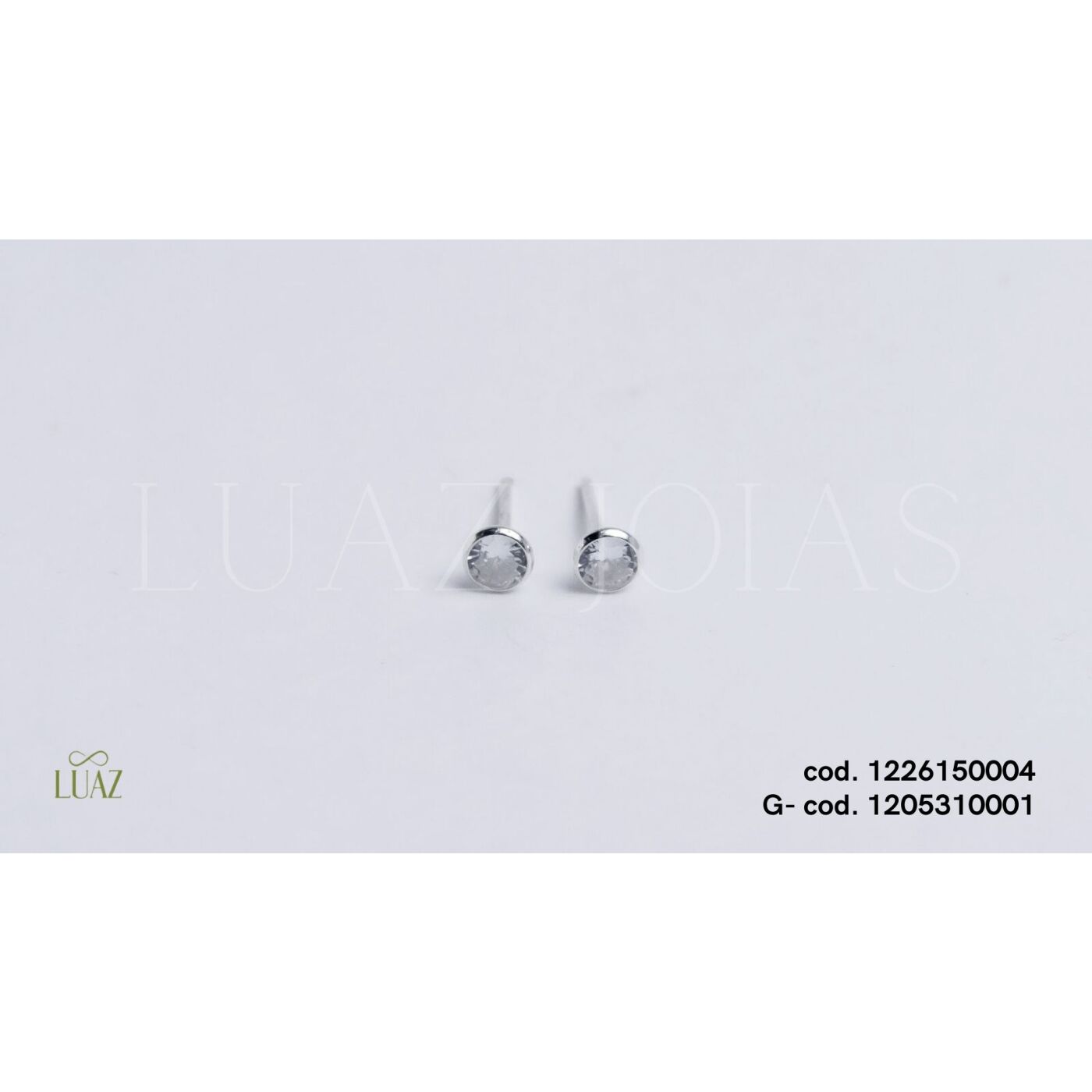 Brinco Ponto de Luz Achatado M