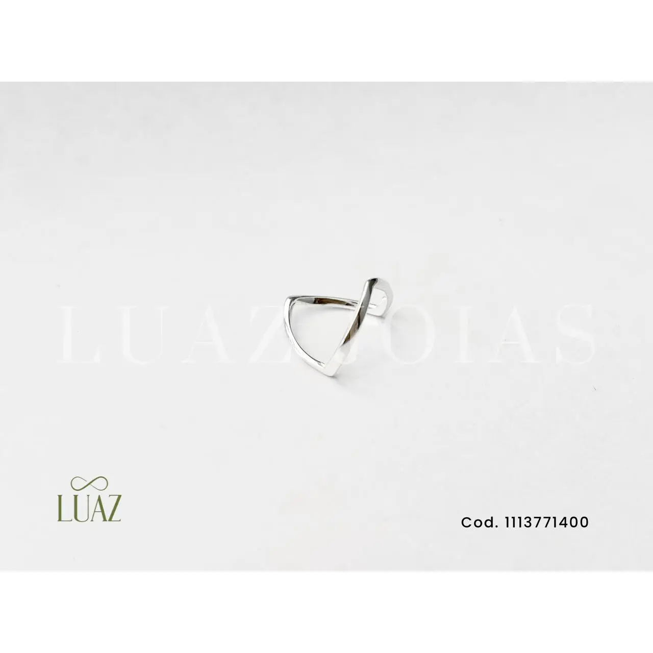 Anel Linhas V BOCA DE JACARE