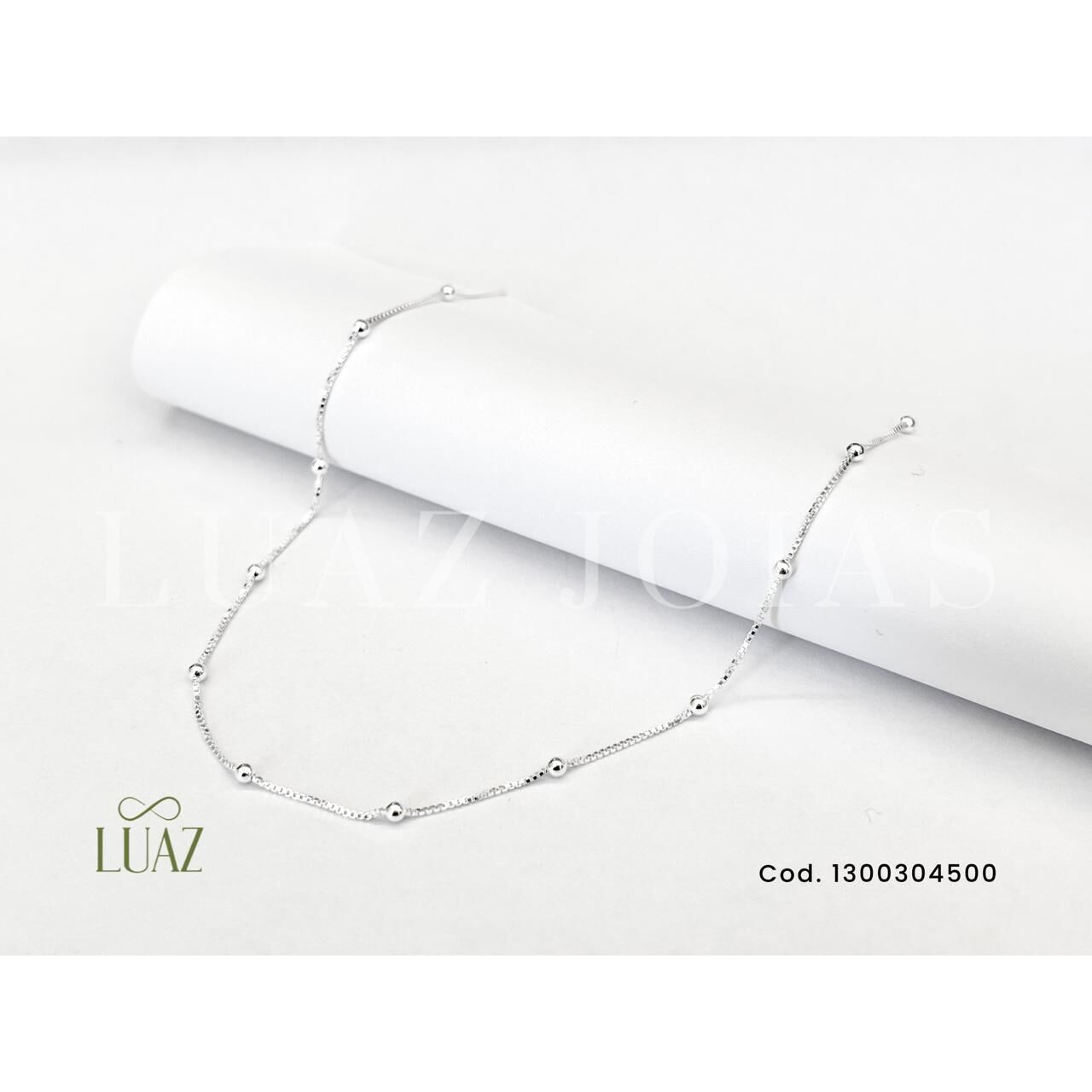 Corrente Veneziana C/Bolinha 2,5mm